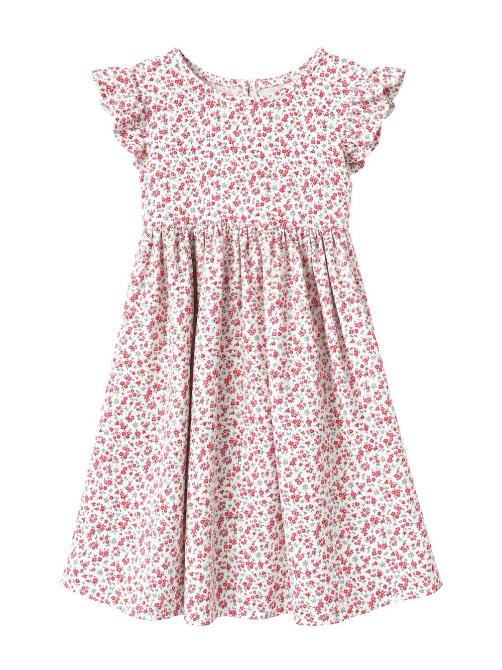 Quince Kids Organic Cotton Floral Play Dress Size 6